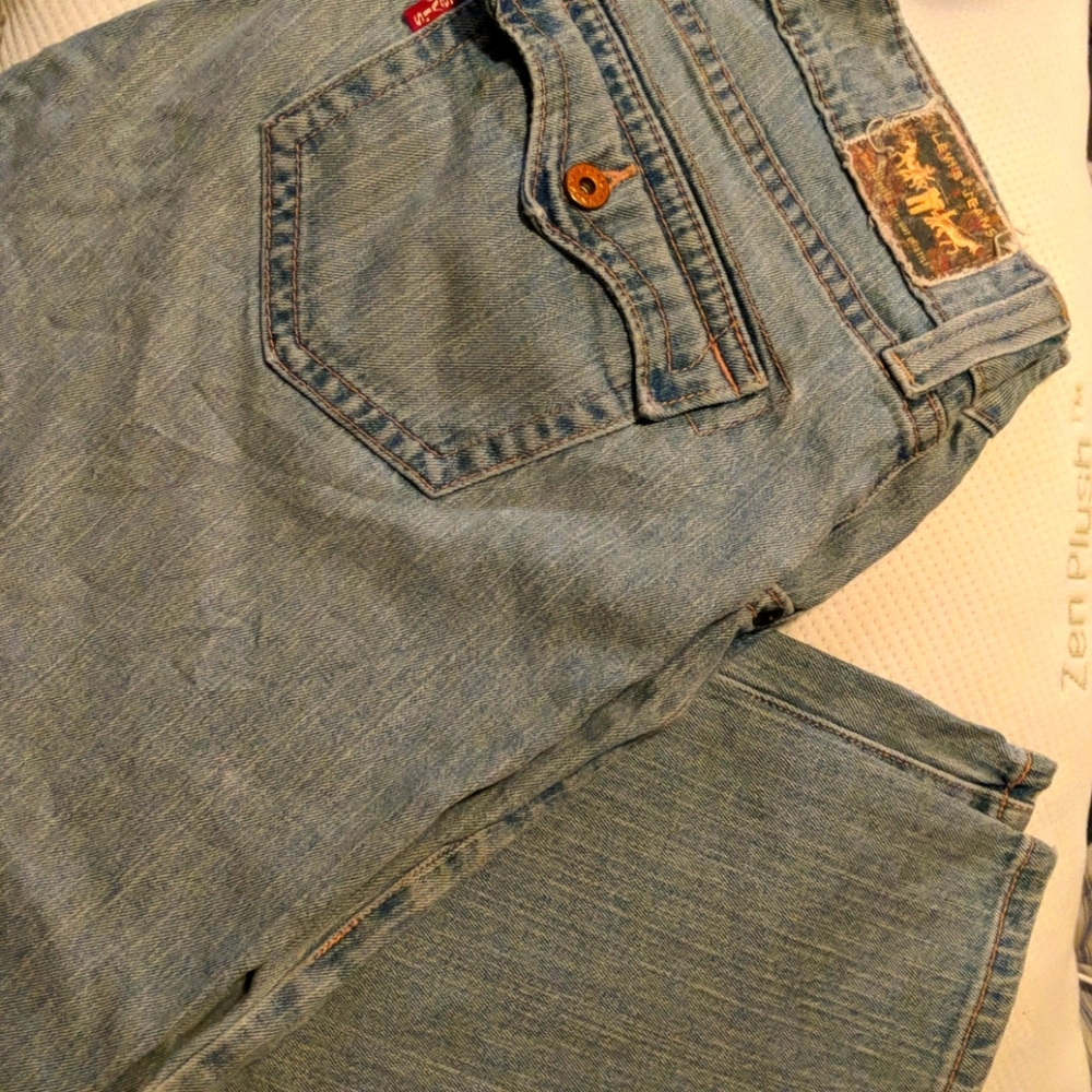 Size 22 Light Blue Jean Capris